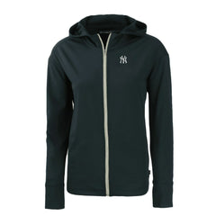 New York Yankees Cutter & Buck Women's Daybreak Eco Recycled Full-Zip Hoodie - Navy Hoodies