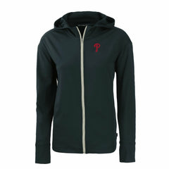 Philadelphia Phillies Cutter & Buck Women's Daybreak Eco Recycled Full-Zip Hoodie - Navy Hoodies