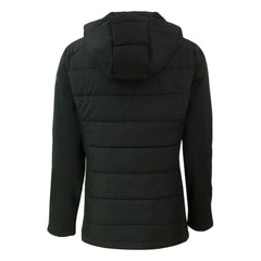 Los Angeles Dodgers Cutter & Buck Women's Evoke Hybrid Eco Softshell Recycled Full-Zip Hoodie Jacket - Black Jackets