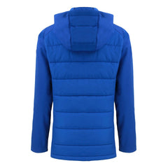 New York Mets Cutter & Buck Women's Evoke Hybrid Eco Softshell Recycled Full-Zip Hoodie Jacket - Royal Jackets