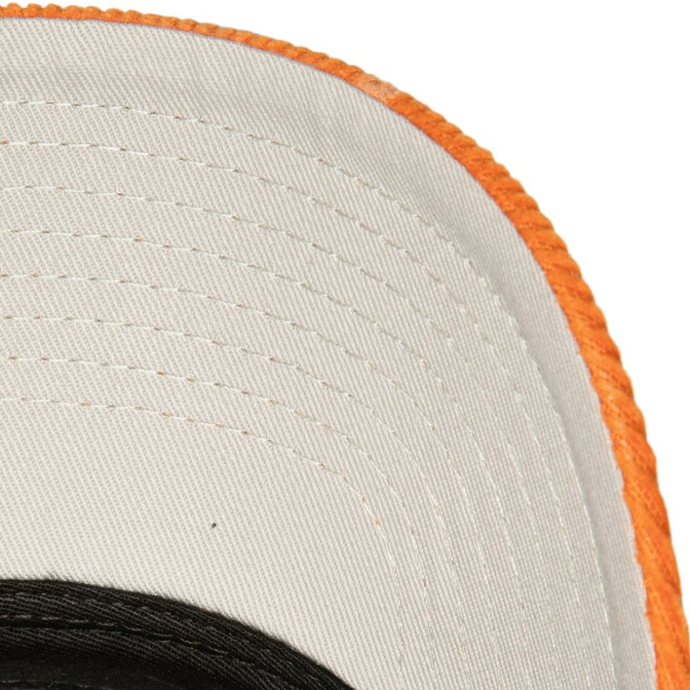 Houston Astros Mitchell & Ness Corduroy Pro Snapback Hat - Navy/Orange Hats
