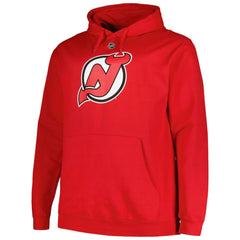 Jack Hughes New Jersey Devils Profile Big & Tall Name & Number Pullover Hoodie - Red | US 200464395