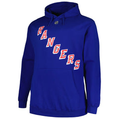 Mika Zibanejad New York Rangers Profile Big & Tall Name & Number Pullover Hoodie - Blue | US 200464396