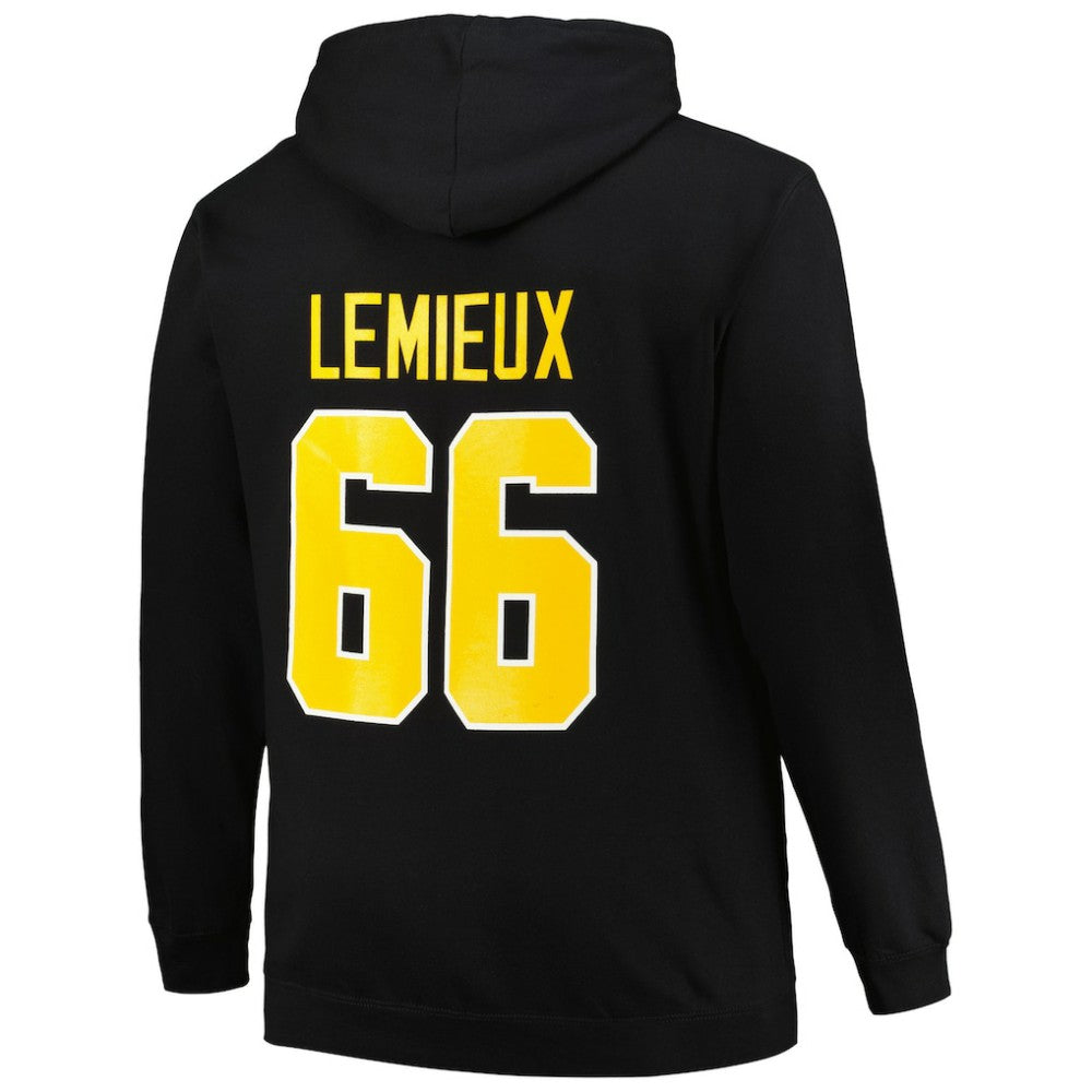 Mario Lemieux Pittsburgh Penguins Mitchell & Ness Name & Number Pullover Hoodie - Black | US 200464402