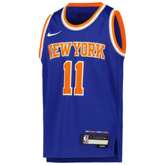 Jalen Brunson New York Knicks Youth Swingman Jersey Icon Edition Blue - Nike