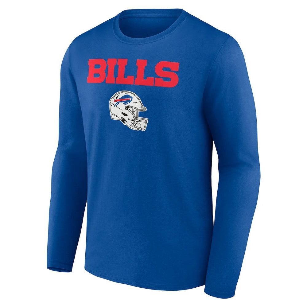 Josh Allen Buffalo Bills Team Wordmark Long Sleeve T-Shirt - Royal T-shirts