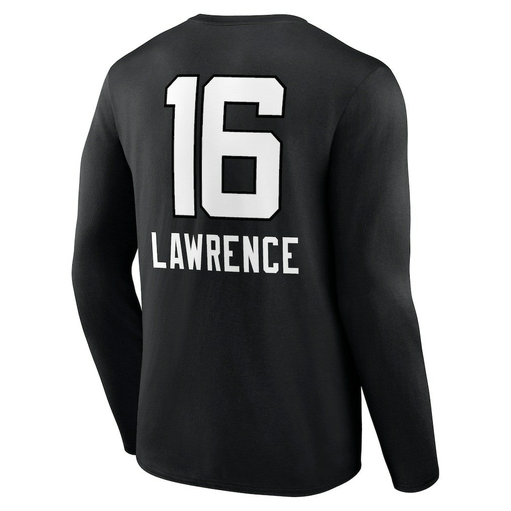 Trevor Lawrence Jacksonville Jaguars Team Wordmark Long Sleeve T-Shirt - Black T-shirts