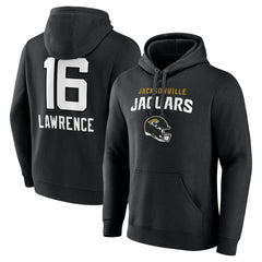 Trevor Lawrence Jacksonville Jaguars Team Wordmark Pullover Hoodie - Black Hoodies