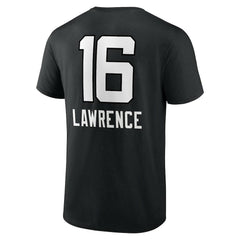 Trevor Lawrence Jacksonville Jaguars Team Wordmark Name & Number T-Shirt - Black T-shirts