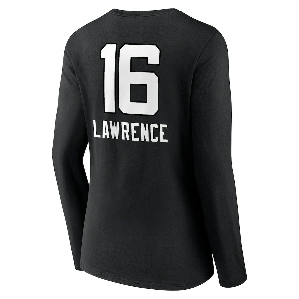 Trevor Lawrence Jacksonville Jaguars Women's Team Wordmark Long Sleeve V-Neck T-Shirt - Black T-shirts