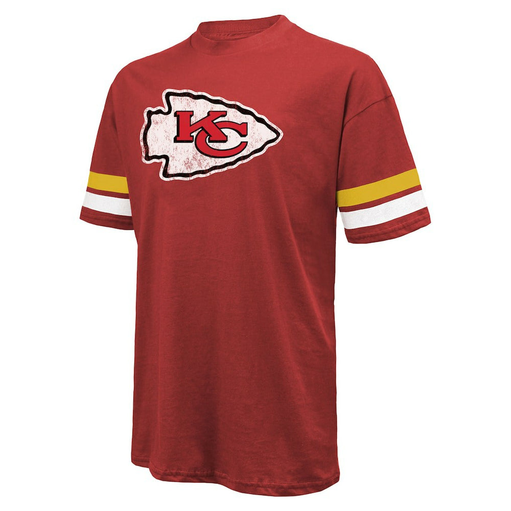 Patrick Mahomes Kansas City Chiefs Majestic Threads Name & Number Oversize Fit T-Shirt - Red T-shirts