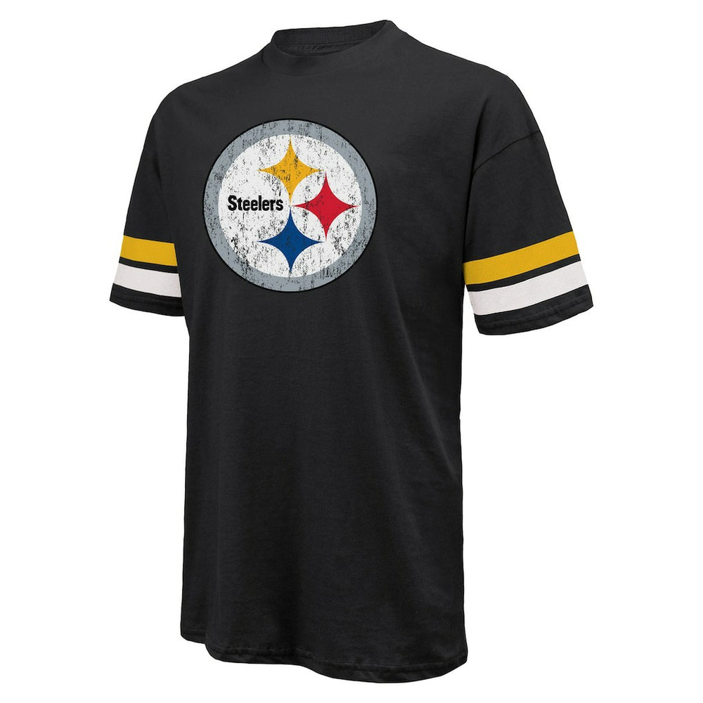 T.J. Watt Pittsburgh Steelers Majestic Threads Name & Number Oversize Fit T-Shirt - Black T-shirts