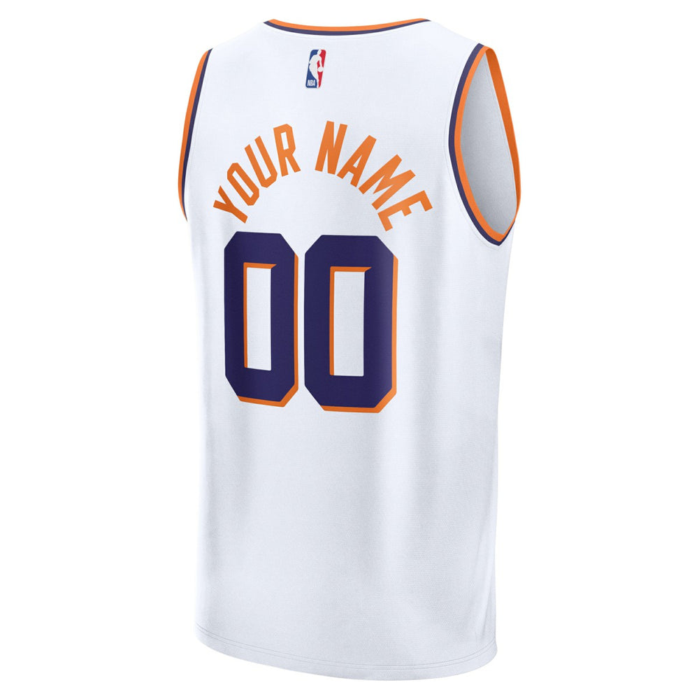 Phoenix Suns Fast Break Custom Jersey Association Edition White - Fanatics
