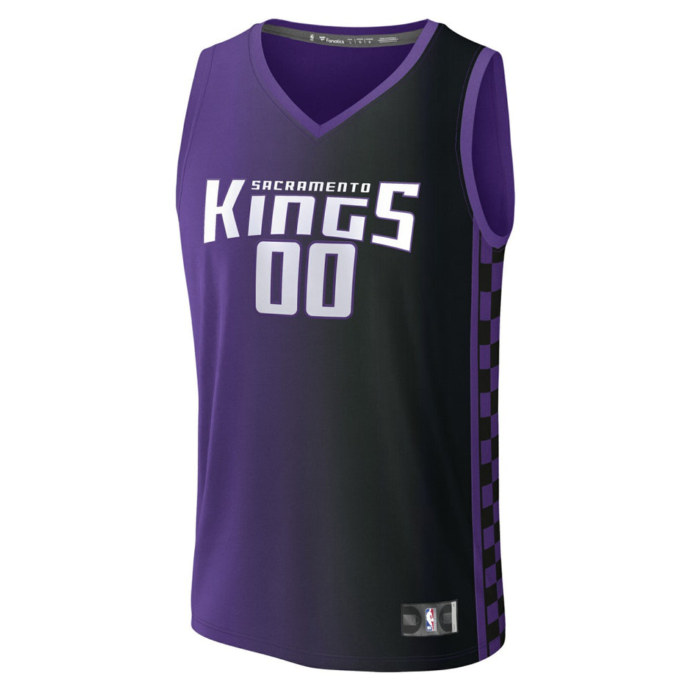 Sacramento Kings Fast Break Custom Jersey Statement Edition Purple - Fanatics