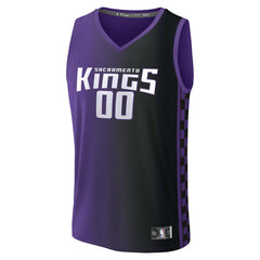 Sacramento Kings Fast Break Custom Jersey Statement Edition Purple - Fanatics