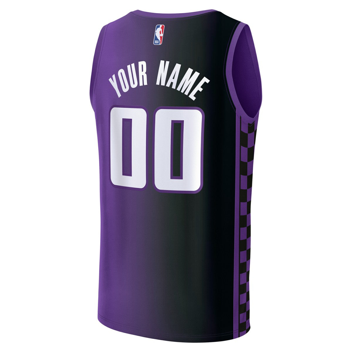 Sacramento Kings Youth Fast Break Custom Replica Jersey Purple Statement Edition - Fanatics