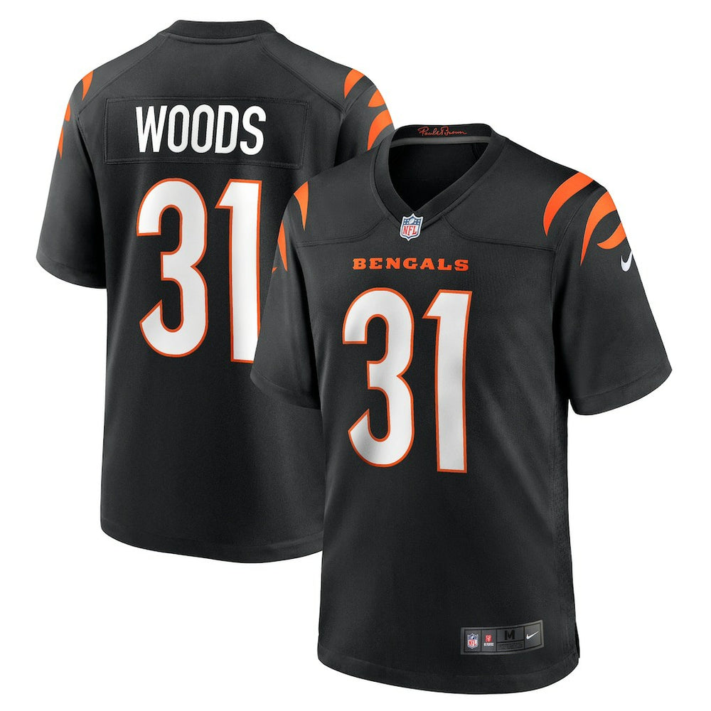 Ickey Woods Cincinnati Bengals Retired Player Game Jersey - Black Jerseys