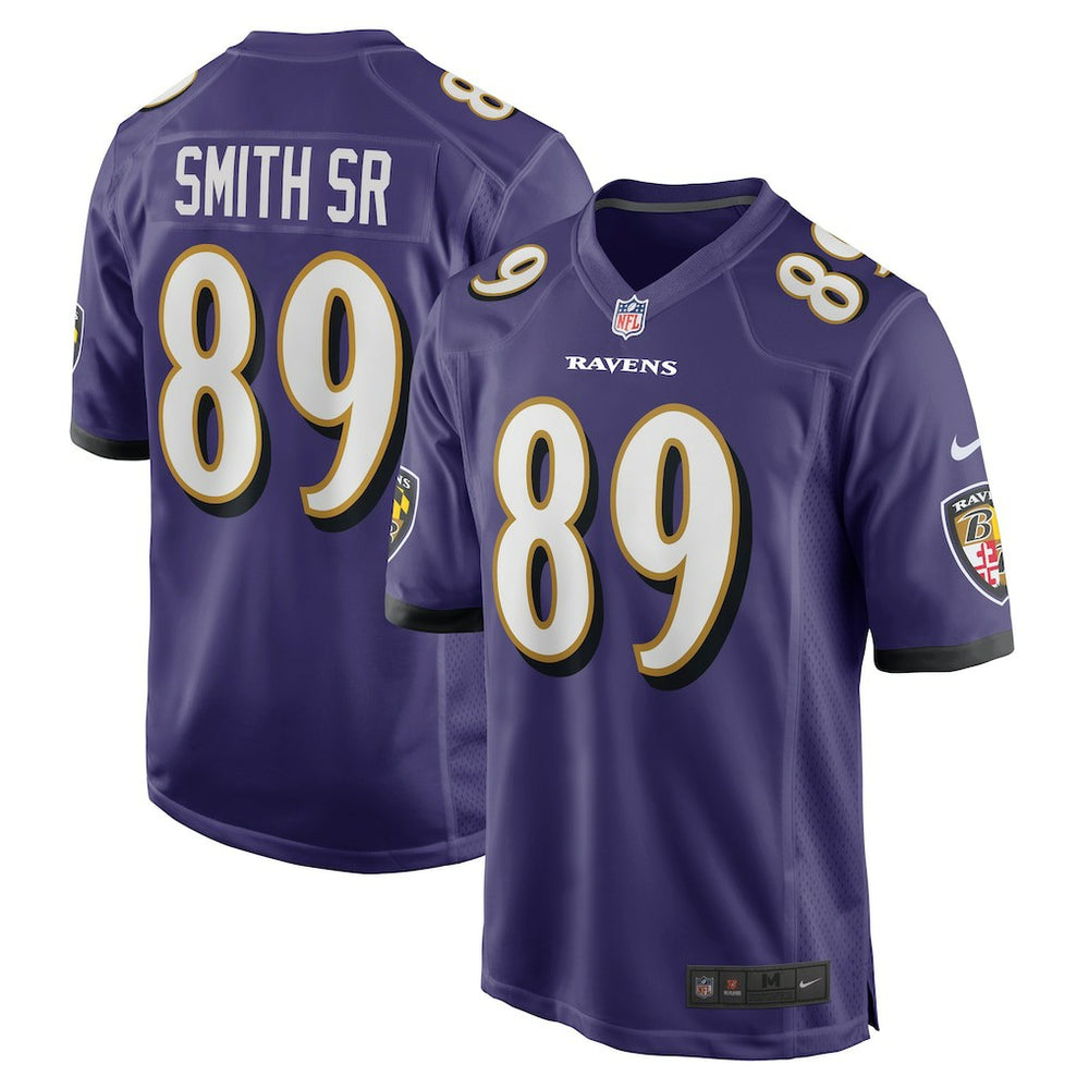 Steve Smith Sr. Baltimore Ravens Retired Player Game Jersey - Purple Jerseys