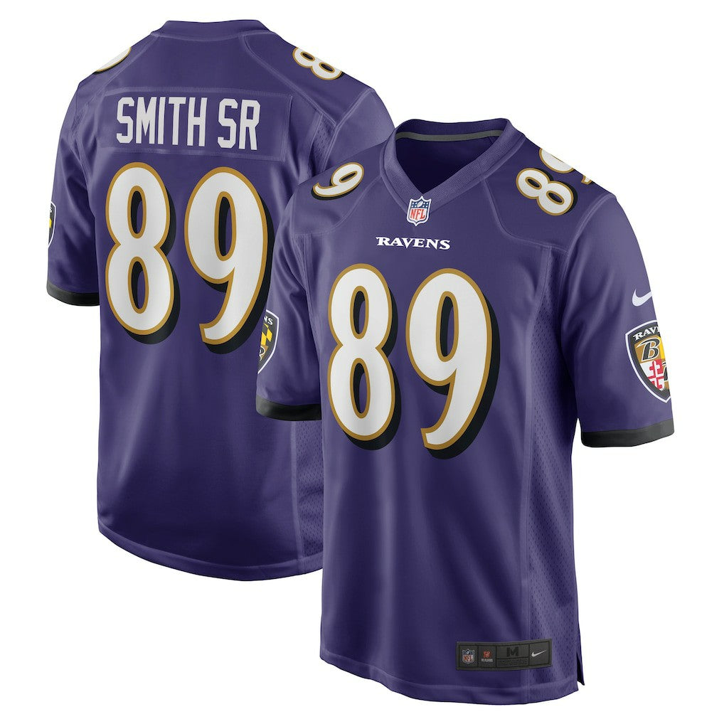 Steve Smith Sr. Baltimore Ravens Retired Player Game Jersey - Purple Jerseys