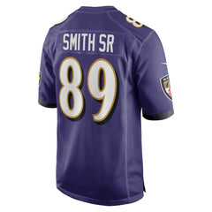 Steve Smith Sr. Baltimore Ravens Retired Player Game Jersey - Purple Jerseys