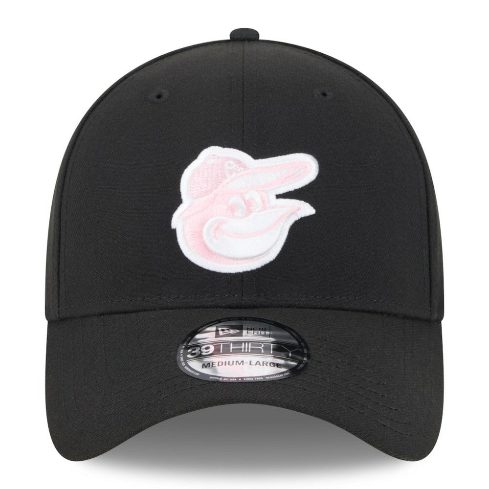 New Era  Baltimore Orioles  Black 2024 Mother's Day 39THIRTY Flex Hat Hats