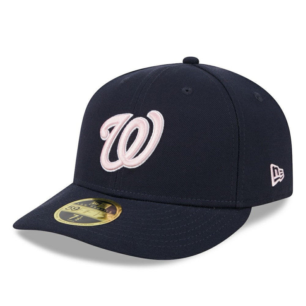 New Era  Washington Nationals  Navy 2024 Mother's Day Low Profile 59FIFTY Fitted Hat Hats
