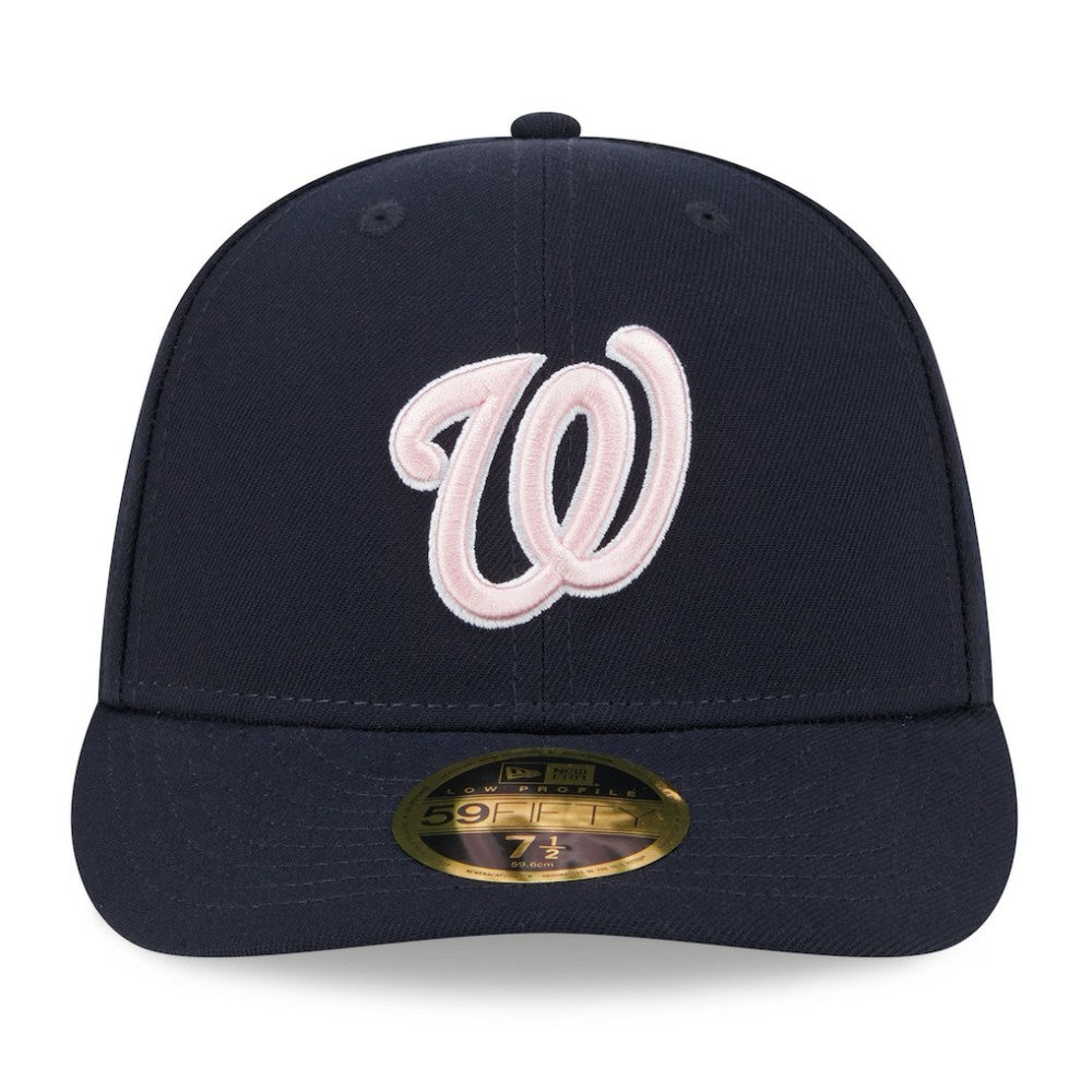 New Era  Washington Nationals  Navy 2024 Mother's Day Low Profile 59FIFTY Fitted Hat Hats