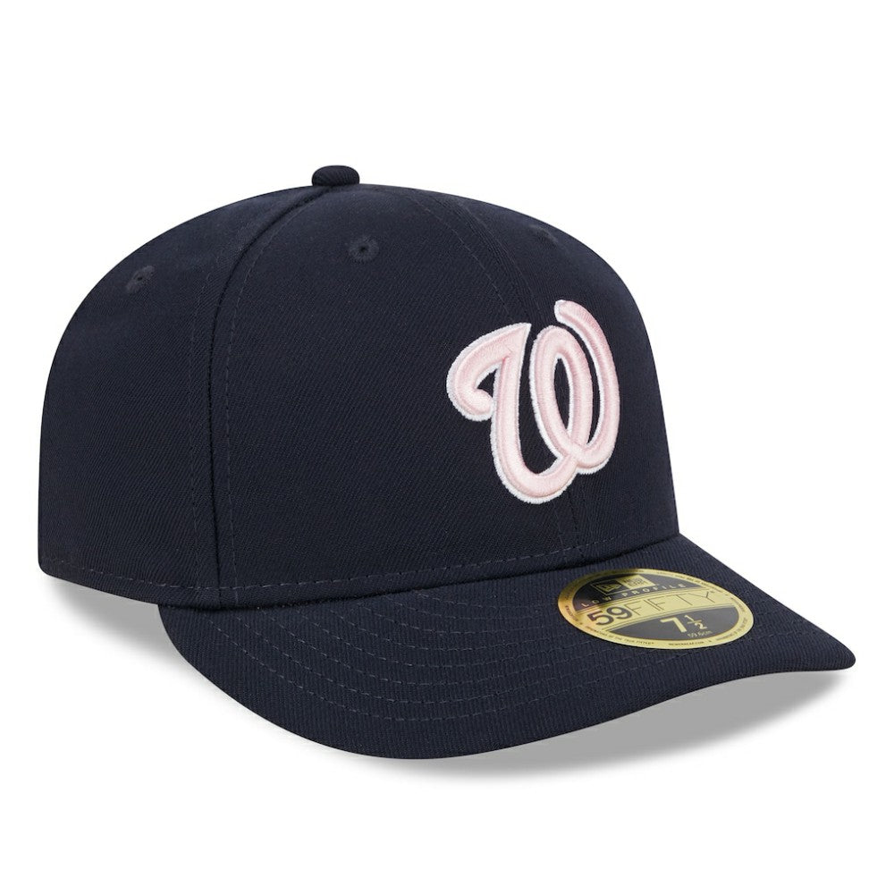 New Era  Washington Nationals  Navy 2024 Mother's Day Low Profile 59FIFTY Fitted Hat Hats