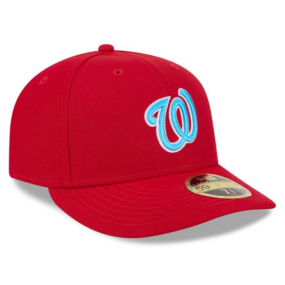 Washington Nationals New Era 2024 Father's Day Low Profile 59FIFTY Fitted Hat - Red Hats