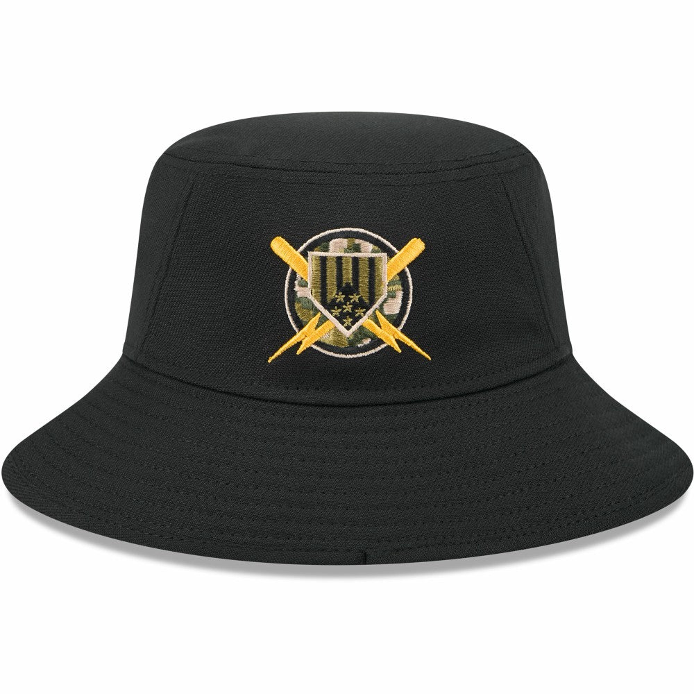 Cleveland Guardians New Era 2024 Armed Forces Day Bucket Hat - Black Hats