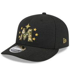 Minnesota Twins New Era 2024 Armed Forces Day Low Profile 9FIFTY Snapback Hat - Black Hats