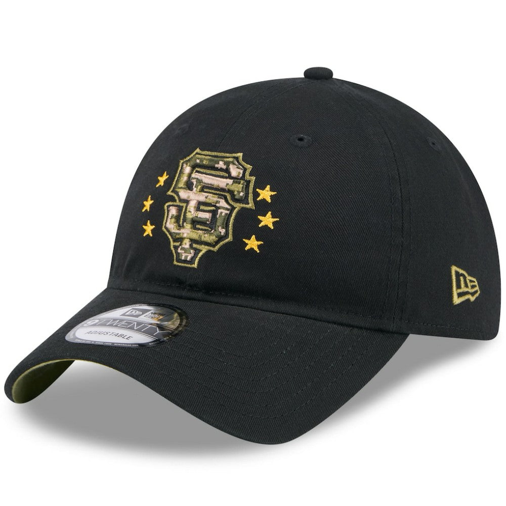 San Francisco Giants New Era 2024 Armed Forces Day 9TWENTY Adjustable Hat - Black Hats