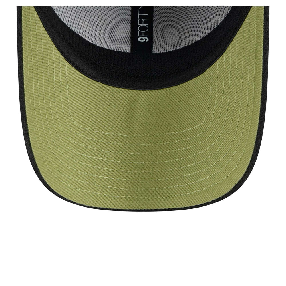 Miami Marlins New Era 2024 Armed Forces Day 9FORTY Adjustable Hat - Black Hats