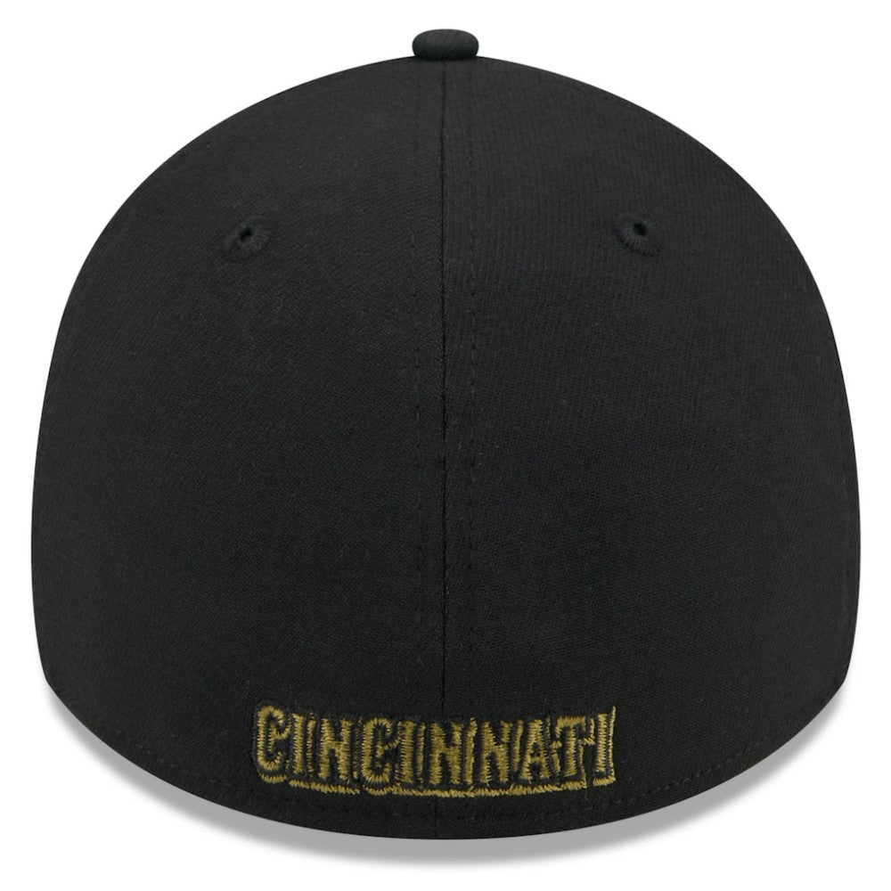 Cincinnati Reds New Era 2024 Armed Forces Day 39THIRTY Flex Hat - Black Hats
