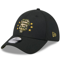 San Francisco Giants New Era 2024 Armed Forces Day 39THIRTY Flex Hat - Black Hats