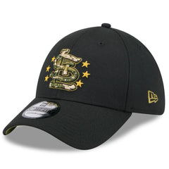 St. Louis Cardinals New Era 2024 Armed Forces Day 39THIRTY Flex Hat - Black Hats