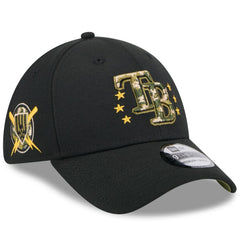Tampa Bay Rays New Era 2024 Armed Forces Day 39THIRTY Flex Hat - Black Hats