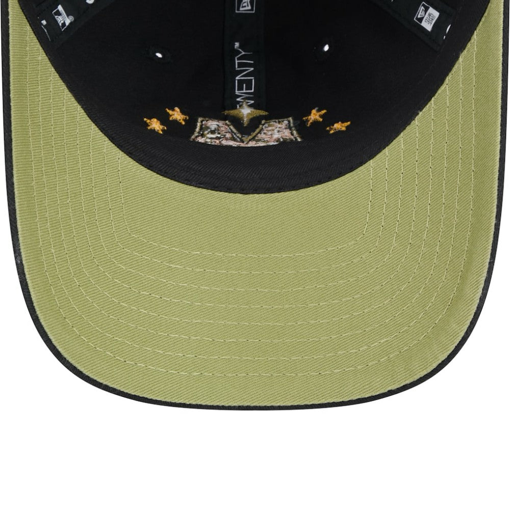 Minnesota Twins New Era Women's 2024 Armed Forces Day 9TWENTY Adjustable Hat - Black Hats