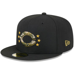 Cincinnati Reds New Era 2024 Armed Forces Day On-Field 59FIFTY Fitted Hat - Black Hats