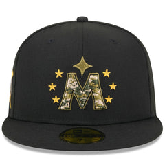 Minnesota Twins New Era 2024 Armed Forces Day On-Field 59FIFTY Fitted Hat - Black Hats