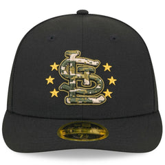 St. Louis Cardinals New Era 2024 Armed Forces Day Low Profile 59FIFTY Fitted Hat - Black Hats