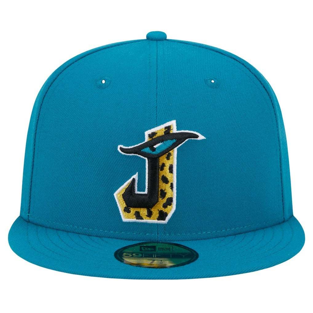 Jacksonville Jaguars New Era City Originals 59FIFTY Fitted Hat - Teal Hats