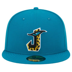 Jacksonville Jaguars New Era City Originals 59FIFTY Fitted Hat - Teal Hats