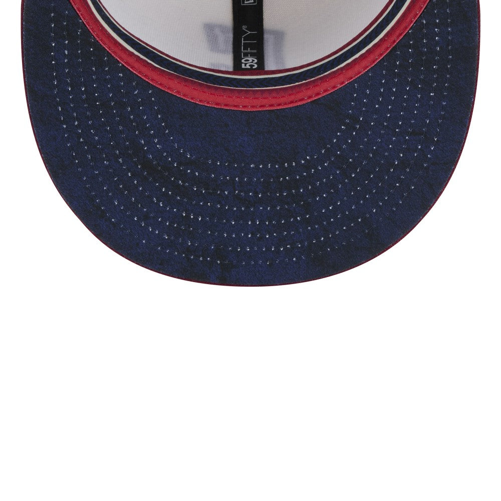 Cleveland Guardians New Era 2024 City Connect 59FIFTY Fitted Hat - White/Red Hats