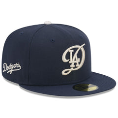 Los Angeles Dodgers New Era 2024 City Connect 59FIFTY Fitted Hat - Navy Hats
