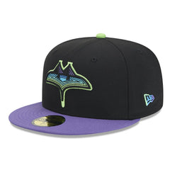 Tampa Bay Rays New Era 2024 City Connect 59FIFTY Fitted Hat - Black Hats