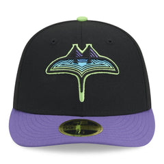 Tampa Bay Rays New Era 2024 City Connect Low Profile 59FIFTY Fitted Hat - Black Hats
