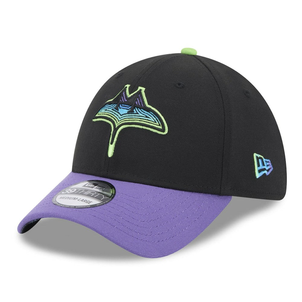 Tampa Bay Rays New Era 2023 City Connect 39THIRTY Flex Hat - Black Hats