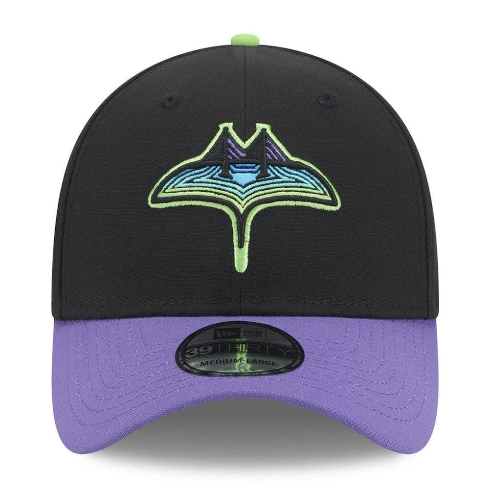Tampa Bay Rays New Era 2023 City Connect 39THIRTY Flex Hat - Black Hats