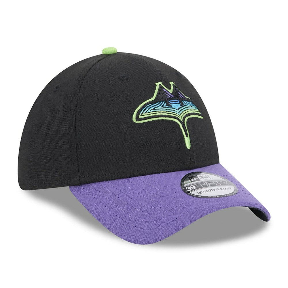 Tampa Bay Rays New Era 2023 City Connect 39THIRTY Flex Hat - Black Hats